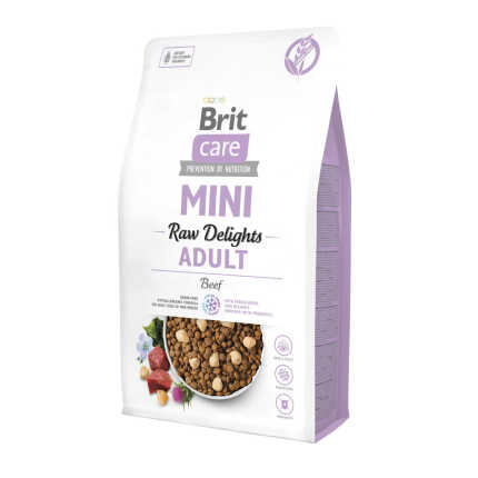 Корм сухий Brit Care Mini Raw Delights Beef д/собак малих порід яловичина 2 кг
