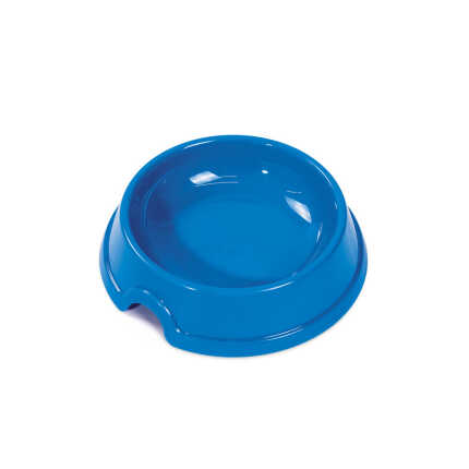 Миска для кота пласка 0,2 л синя