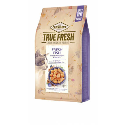 Корм сухий Carnilove True Fresh Cat Fresh Fish для дорослих котів з рибою 340 г