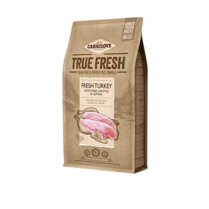 Корм сухий Carnilove True Fresh Turkey for Adult dogs для дорослих собак усіх порід з індичкою 4 кг