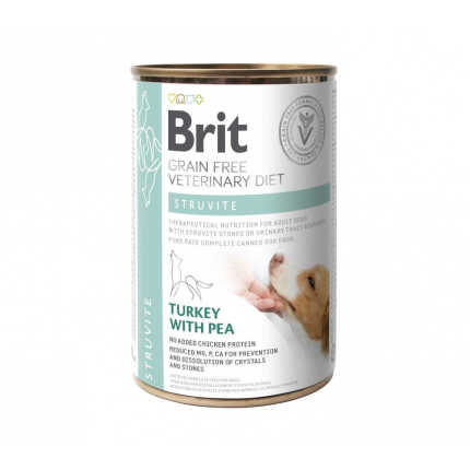 Вологий корм Brit Grain Free Veterinary Diets Struvite для собак при лікуванні та для профілактики сечокам яної...
