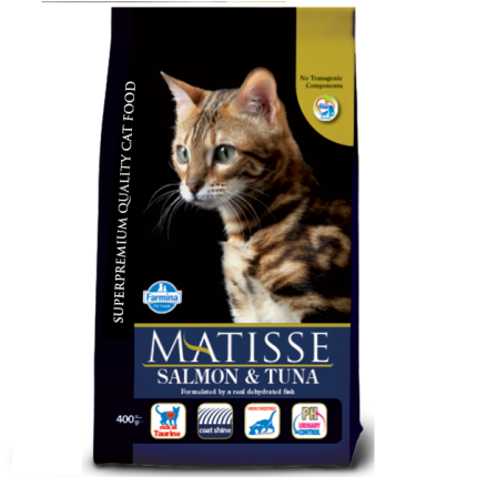 Фарміна кет сух MATISSE SALMON & TUNA з лососем та тунцем 400 г 16119