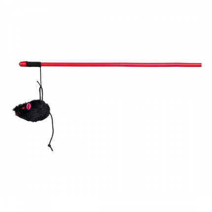 Іграшка Trixie для котів Миша на вудочці з котячою м_ятою 50 см