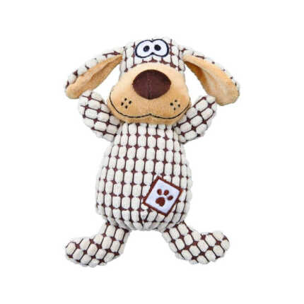 Іграшка Trixie для собак Собака в клітинку плюш/поліестер 26 см