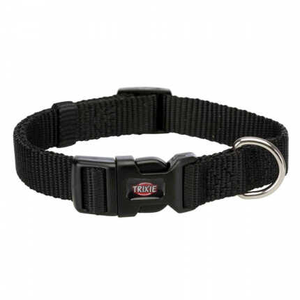 Нашийник Trixie для собак Premium нейлон чорний розмір S 25-40 см/15 мм