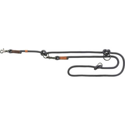 Повідець Trixie Be Nordic для собак регульований L–XL 2,00 м х 13 мм сіро-коричневий