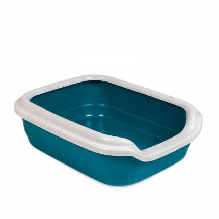 Туалет Природа Comfort L для котів ультрамарин 49х39х15 см